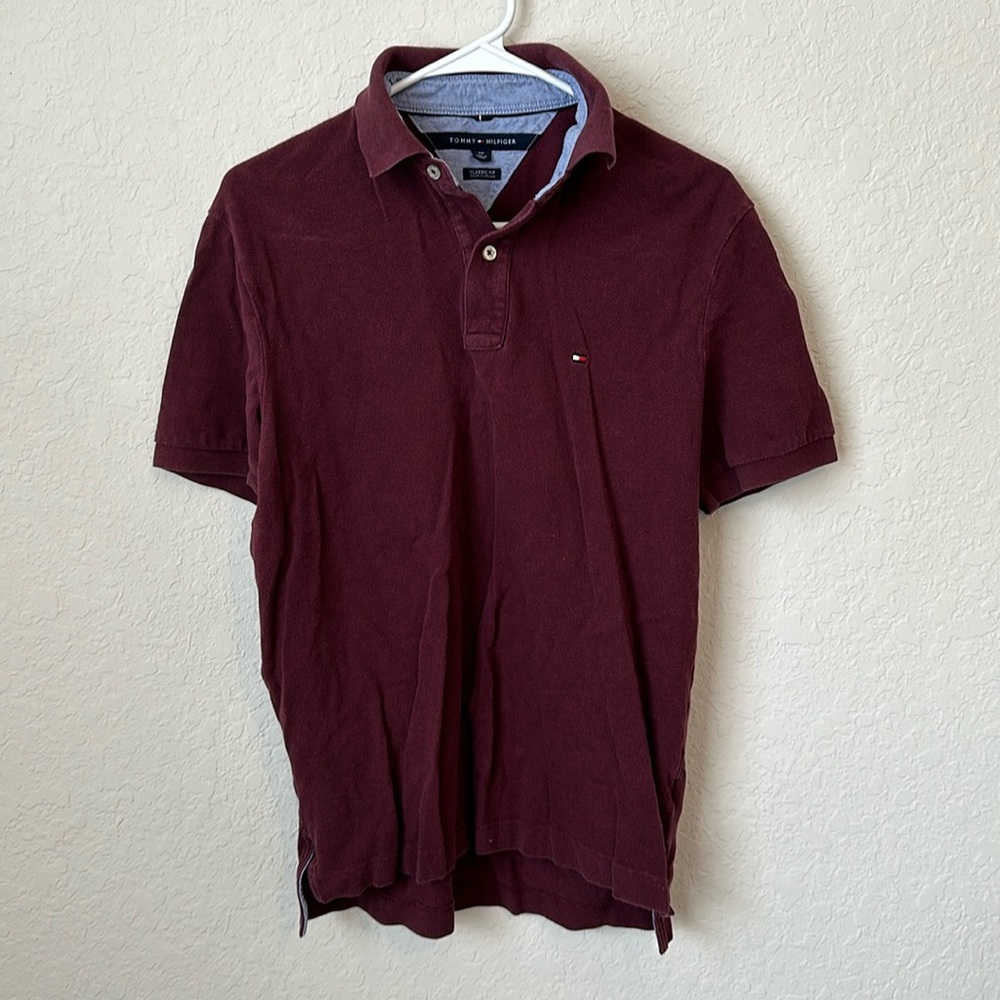 Tommy Hilfiger - Collared Shirt - Red